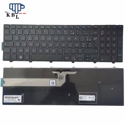 Show details for Original 13400 New French Language For DELL Inspiron 15 3000 3551 3878 5566 5748  Black Backlight Laptop Keyboard DPN0MXMJ3 17PTDH3579 Picture of Original 13400 New French Language For DELL Inspiron 15 3000 3551 3878 5566 5748  Black Backlight Laptop Keyboard DPN0MXMJ3 17PTDH3579