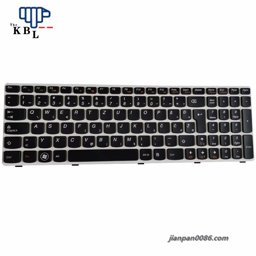 Show details for Original 3729 New SA SL Language For Lenovo Ideapad G580 Z580A G585 Z585 G590 N580 N581 N585 0 P585 Black Laptop Keyboard 5P11302 Picture of Original 3729 New SA SL Language For Lenovo Ideapad G580 Z580A G585 Z585 G590 N580 N581 N585 0 P585 Black Laptop Keyboard 5P11302
