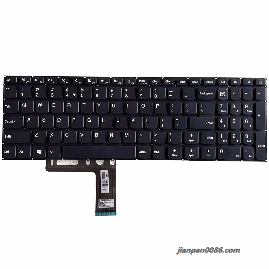 Show details for New US (India) Language For Lenovo IdeaPad 110-15 310-15 Black Laptop Keyboard SN20K93006 PK1311S1A09 10PE543 Picture of New US (India) Language For Lenovo IdeaPad 110-15 310-15 Black Laptop Keyboard SN20K93006 PK1311S1A09 10PE543