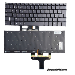 Show details for Original New French Language For Lenovo Yoga Pro14S Gray Backlit Laptop Keyboard LCM21L16F0J686 SN21F91106 PK132E51B11A20   Picture of Original New French Language For Lenovo Yoga Pro14S Gray Backlit Laptop Keyboard LCM21L16F0J686 SN21F91106 PK132E51B11A20