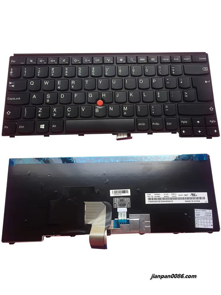 Show details for Original New Nederlanden Language For T440 T431 E431 L440 L450 L460 L470 T450 E440 T460 Nobacklit Laptop Keyboard  04Y0881 Picture of Original New Nederlanden Language For T440 T431 E431 L440 L450 L460 L470 T450 E440 T460 Nobacklit Laptop Keyboard  04Y0881