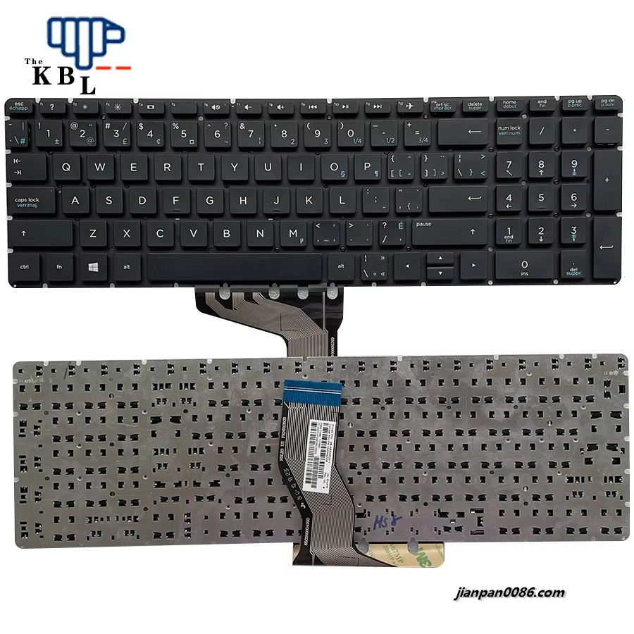 Show details for Original New CanadaFrench Language For HP Pavilion 15-BS 15-BW 15-CC Black  Laptop Keyboard PK132044A08 PN2B-AB302C211 8PE644 Picture of Original New CanadaFrench Language For HP Pavilion 15-BS 15-BW 15-CC Black  Laptop Keyboard PK132044A08 PN2B-AB302C211 8PE644