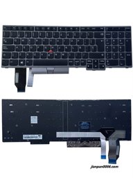 Show details for Original New Spanish Languag For Lenovo ThinkPad E580 E585 E590 E595 T590 P52 P72 P53 P73 Laptop Keyboard (Silver Frame) Picture of Original New Spanish Languag For Lenovo ThinkPad E580 E585 E590 E595 T590 P52 P72 P53 P73 Laptop Keyboard (Silver Frame)