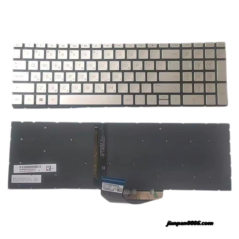 Show details for Original New Hebrew Language For HP Pavilion 15-DA 15-DB 15-DW Gold Backlit Laptop Keyboard SG-93430-XTA  TDH4140 Picture of Original New Hebrew Language For HP Pavilion 15-DA 15-DB 15-DW Gold Backlit Laptop Keyboard SG-93430-XTA  TDH4140