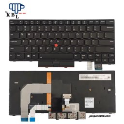 Show details for Original New US Language For Thinkpad T470 Black Backlight WIth Point Stick Laptop Keyboard PK1312D3B00 1PE184 Picture of Original New US Language For Thinkpad T470 Black Backlight WIth Point Stick Laptop Keyboard PK1312D3B00 1PE184