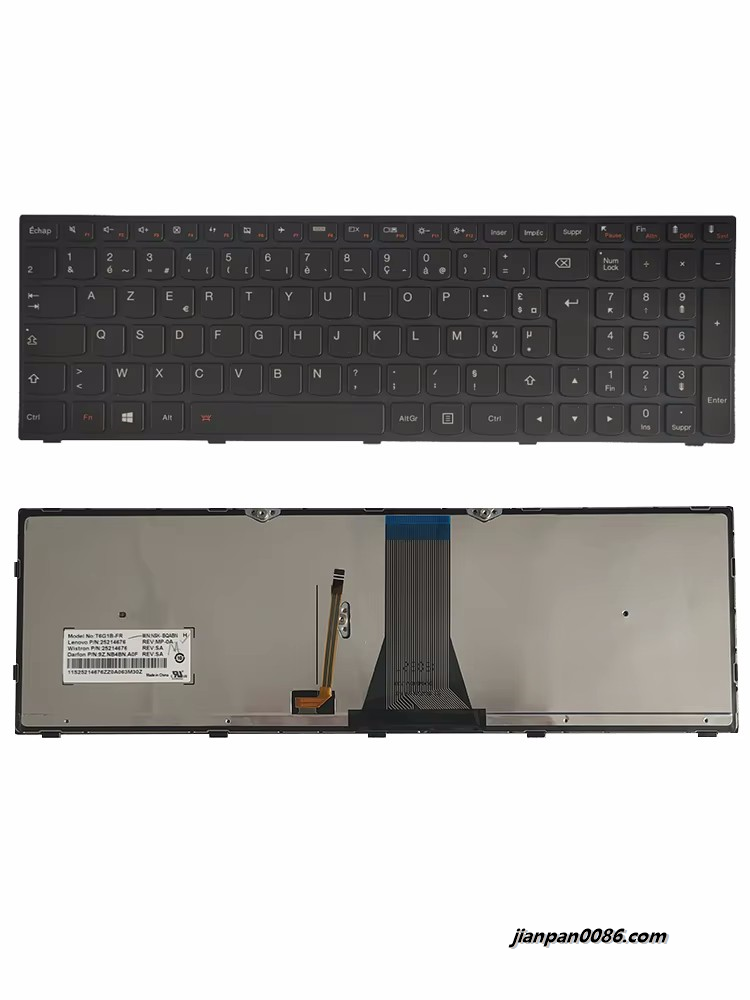 Show details for Original New France Language For Lenovo G50 Black Backlight Laptop 25214676 T6G1B-FR 2P6495 Picture of Original New France Language For Lenovo G50 Black Backlight Laptop 25214676 T6G1B-FR 2P6495
