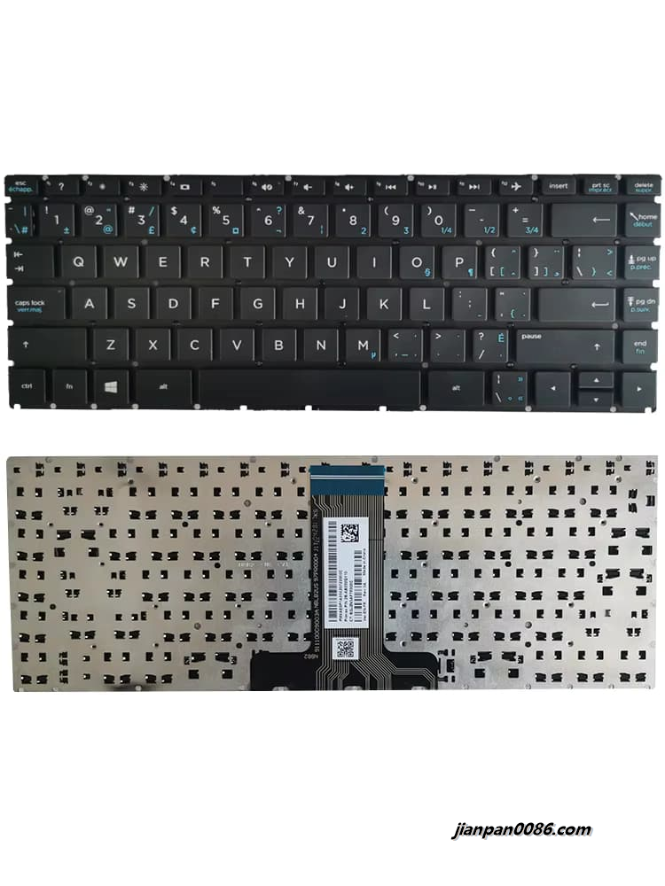 Show details for Original New Canada-French Language For HP Pavilion 14-BA 14T-BA 14M-BA 14-BS Black Laptop Keyboard 2B-AB202Q110 1PE342 Picture of Original New Canada-French Language For HP Pavilion 14-BA 14T-BA 14M-BA 14-BS Black Laptop Keyboard 2B-AB202Q110 1PE342