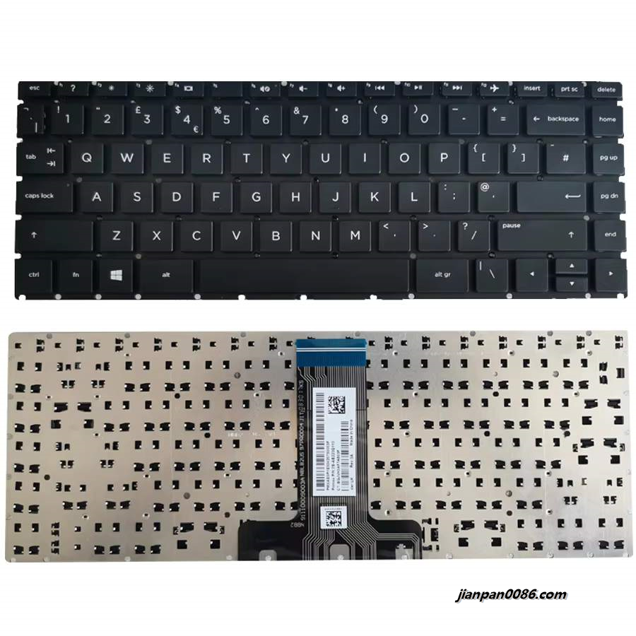 Show details for Original New UK Layout For HP Pavilion 14-BA 14-BA010CA 14-BA114DX 14-BS 14M-BA 14T-BA Black Laptop Keyboard 2B-AB220I610 116PTDH8483 Picture of Original New UK Layout For HP Pavilion 14-BA 14-BA010CA 14-BA114DX 14-BS 14M-BA 14T-BA Black Laptop Keyboard 2B-AB220I610 116PTDH8483