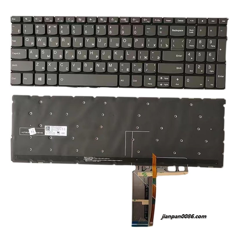 Show details for Original New Russian Layout For Lenovo C740-15 Laptop Grey Backlight Keyboard V171020BS1-RU PK131FH2A05 16817 79PTDH5411 Picture of Original New Russian Layout For Lenovo C740-15 Laptop Grey Backlight Keyboard V171020BS1-RU PK131FH2A05 16817 79PTDH5411