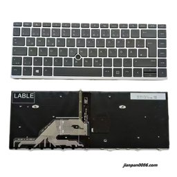 Show details for Original New Germany Language For HP ProBook 640 G4 440 G4 440 G5 Silver Backlight Laptop Keyboard PointStick SG-87740 SN9170BL1  TDH9292 Picture of Original New Germany Language For HP ProBook 640 G4 440 G4 440 G5 Silver Backlight Laptop Keyboard PointStick SG-87740 SN9170BL1  TDH9292