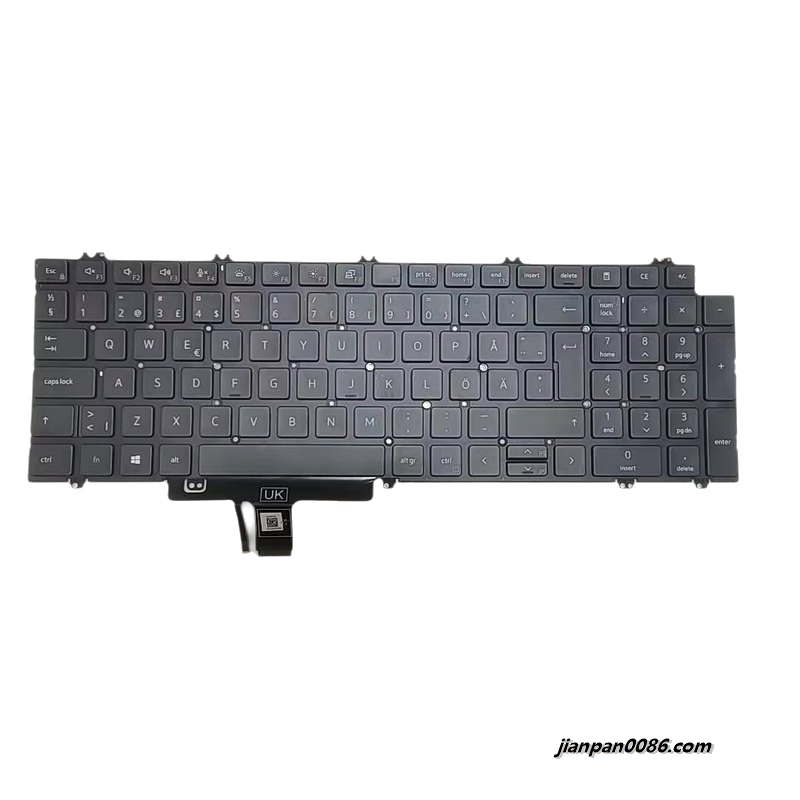 Show details for Original New Swedish Language For Dell 7550 Black Backlight Laptop Keyboard SG-A2770-2SA PK133MM3B23 SN2007B DPN0W0 1PA50918960 Picture of Original New Swedish Language For Dell 7550 Black Backlight Laptop Keyboard SG-A2770-2SA PK133MM3B23 SN2007B DPN0W0 1PA50918960