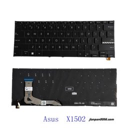 Show details for Original New US Language For Asus X1502 Black Backlit Laptop Keyboard 102-22G9LHA01 F050 Picture of Original New US Language For Asus X1502 Black Backlit Laptop Keyboard 102-22G9LHA01 F050