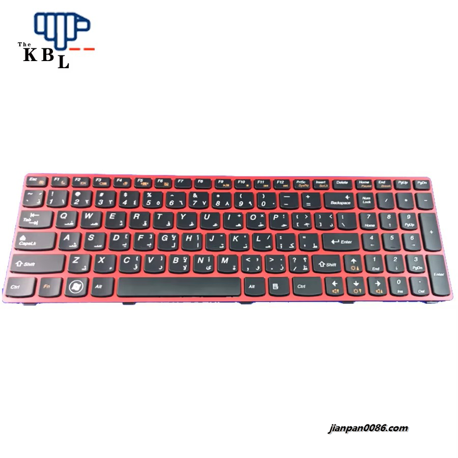 Show details for Oraginal New Arabic Language For Lenovo IdeaPad G580 Z580 G585 V580 AR Keyboard MP-103A33A0-686G E98 2520244 with red frame Picture of Oraginal New Arabic Language For Lenovo IdeaPad G580 Z580 G585 V580 AR Keyboard MP-103A33A0-686G E98 2520244 with red frame