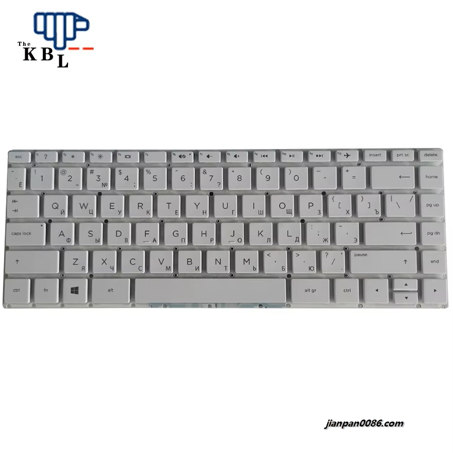 Show details for Original New Russian Language For HP Pavilion 14-BA 14T-BA 14M-BA 14-BS White Laptop Keyboard 2B-AB216Q100 1E342 Picture of Original New Russian Language For HP Pavilion 14-BA 14T-BA 14M-BA 14-BS White Laptop Keyboard 2B-AB216Q100 1E342