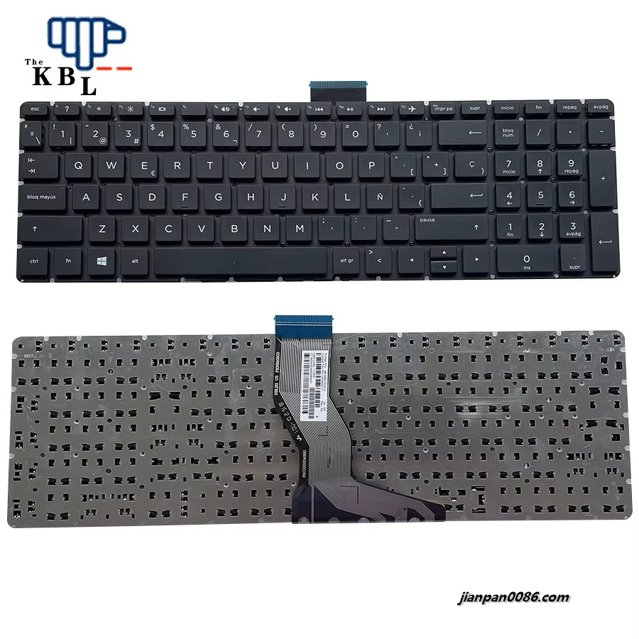 Show details for Original New Spanish Language For HP Pavilion 15-BS 15-BW 15-CC Black Laptop Keyboard PK132044A17 PN2B-AB310C211 5PE642 Picture of Original New Spanish Language For HP Pavilion 15-BS 15-BW 15-CC Black Laptop Keyboard PK132044A17 PN2B-AB310C211 5PE642