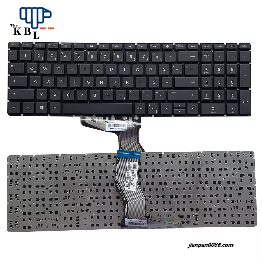 Show details for Original New Germany Language For HP Pavilion 15-BS 15-BW 15-CC Black  Laptop Keyboard PK132044A10 PN2B-AB308C211  5PE642 Picture of Original New Germany Language For HP Pavilion 15-BS 15-BW 15-CC Black  Laptop Keyboard PK132044A10 PN2B-AB308C211  5PE642