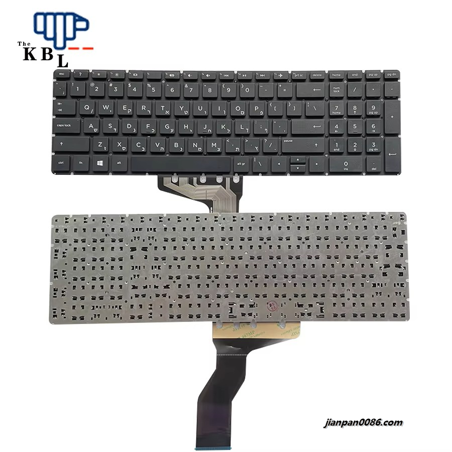 Show details for Original New Hebrew Language For HP Pavilion 15-BS 15-BW 15-CC Black Laptop Keyboard PK132044A24 PN2B-AB319C211 6PE642 Picture of Original New Hebrew Language For HP Pavilion 15-BS 15-BW 15-CC Black Laptop Keyboard PK132044A24 PN2B-AB319C211 6PE642