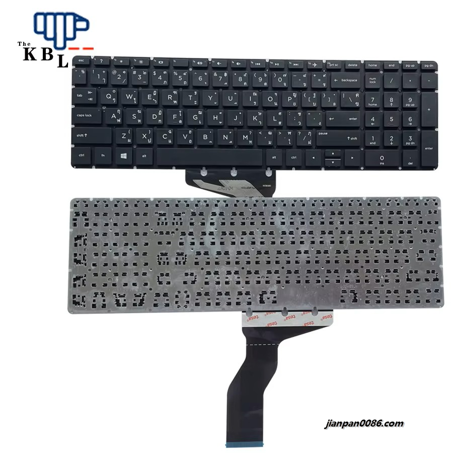 Show details for Original New Thailand Language For HP Pavilion 15-BS 15-BW 15-CC Black Laptop Keyboard PK132043A06 HPM16M63T0-698 6PE641 Picture of Original New Thailand Language For HP Pavilion 15-BS 15-BW 15-CC Black Laptop Keyboard PK132043A06 HPM16M63T0-698 6PE641