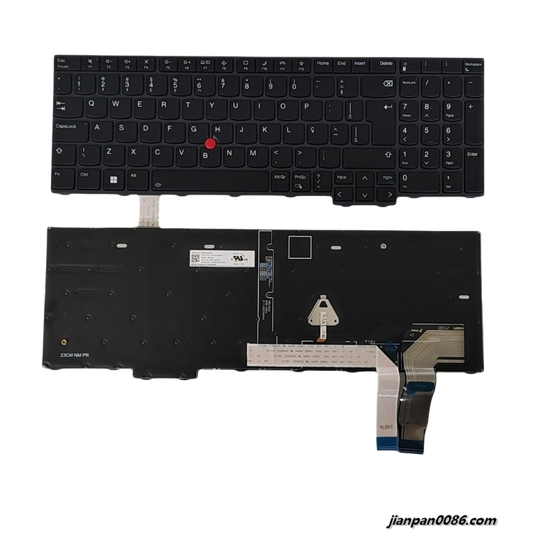 Show details for Oraginal New Brazil Language For Lenovo Thinkpad T16 Gen Backlight AI Laptop Keyboard 2H-BDUBPL70121 SN21K04934 PK132XX3B26 FRU P/N:5N21K05156 S061 Picture of Oraginal New Brazil Language For Lenovo Thinkpad T16 Gen Backlight AI Laptop Keyboard 2H-BDUBPL70121 SN21K04934 PK132XX3B26 FRU P/N:5N21K05156 S061