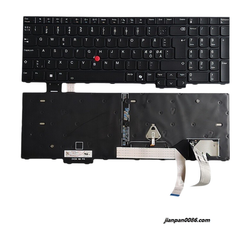 Show details for Original New Denmark AI Language For Lenovo Thinkpad T16 Gen3 Backlit Laptop Keyboard 2H-BDUDNL70141 SN21M39524 PK1338Z3B34 FRU P/N:5N21M39736 S061 Picture of Original New Denmark AI Language For Lenovo Thinkpad T16 Gen3 Backlit Laptop Keyboard 2H-BDUDNL70141 SN21M39524 PK1338Z3B34 FRU P/N:5N21M39736 S061