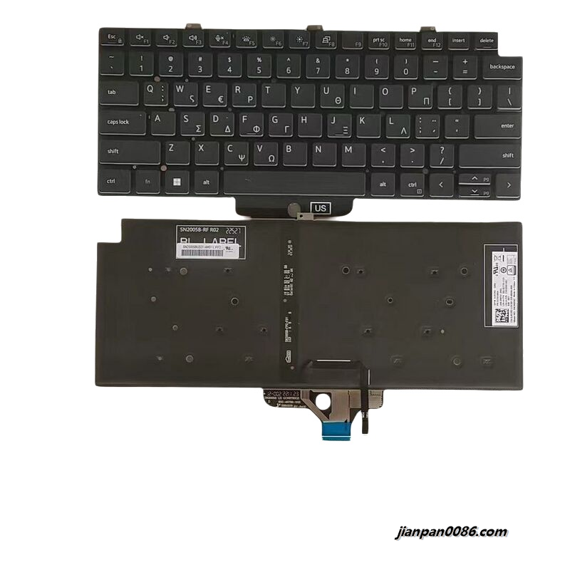 Show details for Original New Greece Layout For Dell Latitude 7320 Backlit Laptop Keyboard SG-B2750-X2A SN2005BZ PK133IV3B04 DP/N:0JK3R2 B063 Picture of Original New Greece Layout For Dell Latitude 7320 Backlit Laptop Keyboard SG-B2750-X2A SN2005BZ PK133IV3B04 DP/N:0JK3R2 B063
