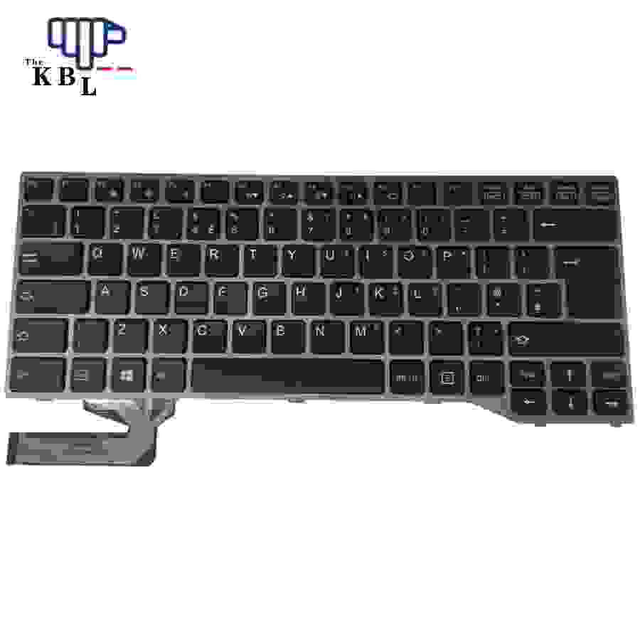 Picture of New 8808 For Fujitsu E743 E733 UK Language Backlit Laptop Keyboard MP-12S36GBJD85W  CP629214-03