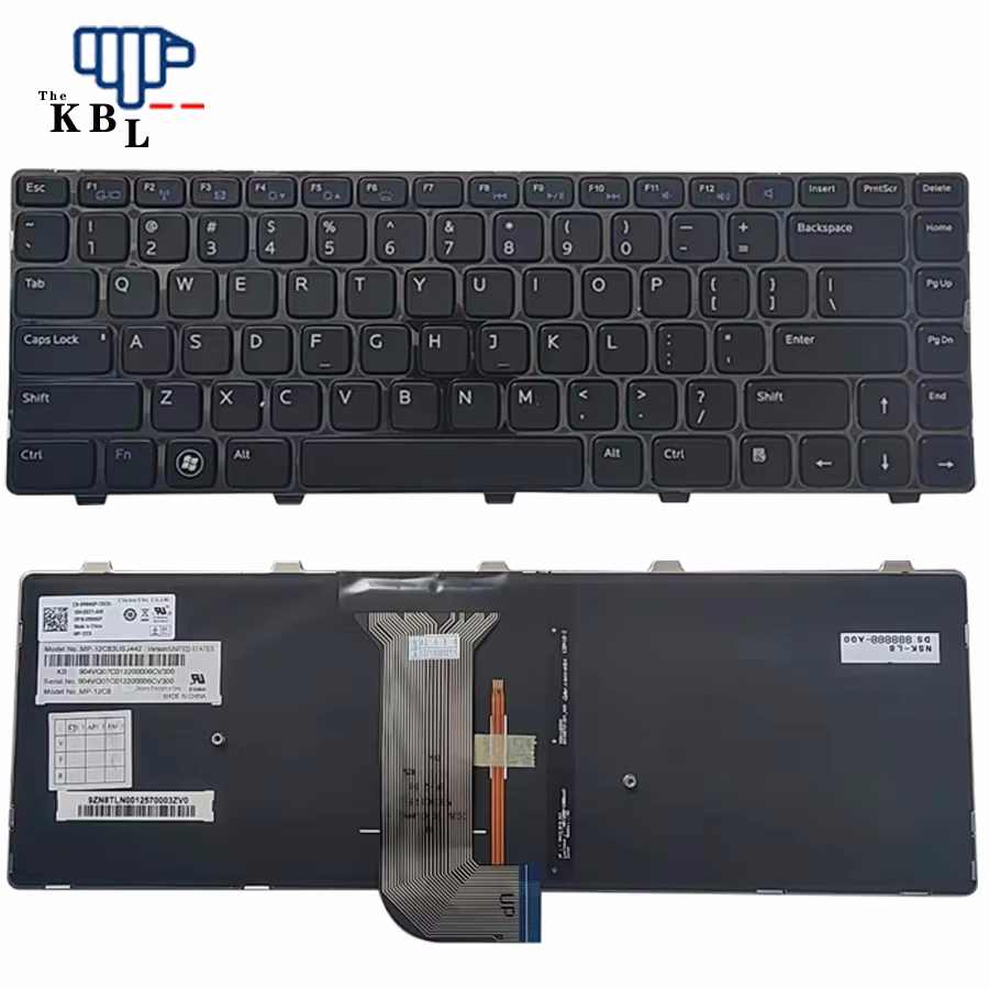 Picture of Original 5143 New US Language For Dell Latitude 3440  Black Backlight Laptop Keyboard MP-12C83USJ442 1PTDH3582