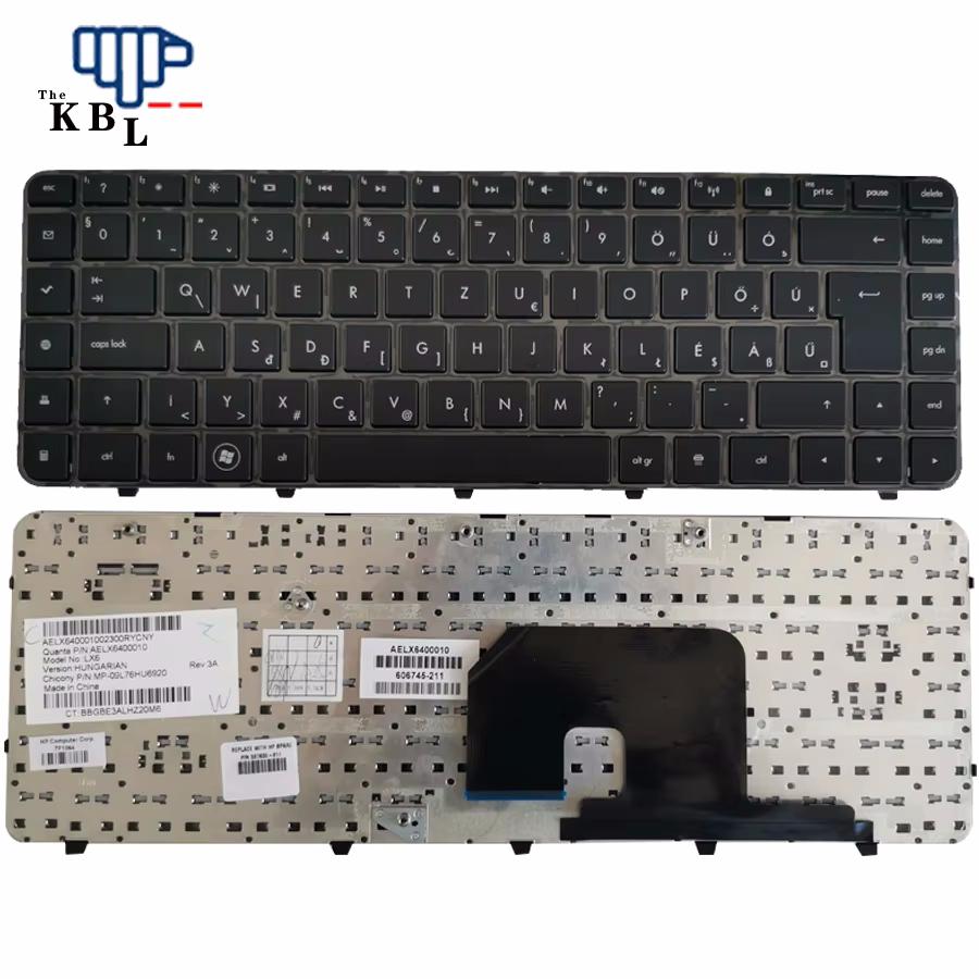 Picture of New 7028 For HP Dv6-3000 Hungary Language Black Laptop Keyboard LX6 AELX6400010
