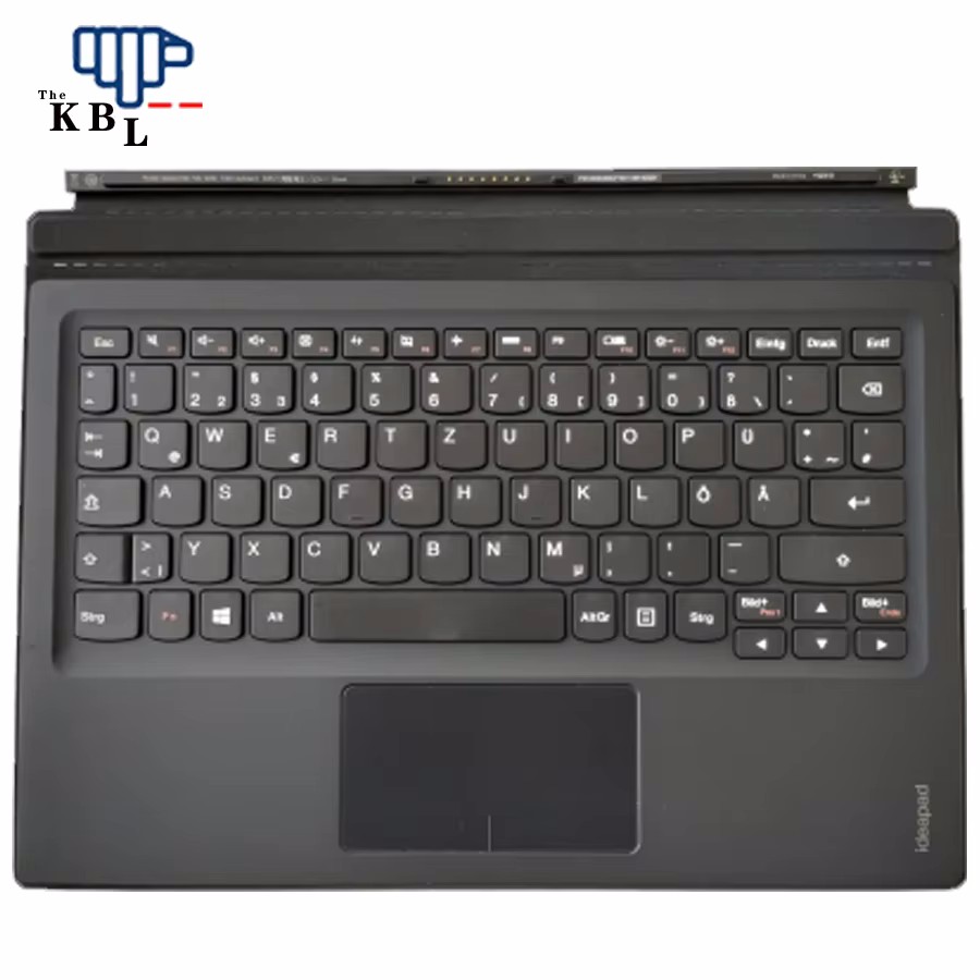 Picture of Original New Germany Language For Lenovo MIIX 700-12SK Folio Black Tablet Keyboard 5N20K07164 40P4453