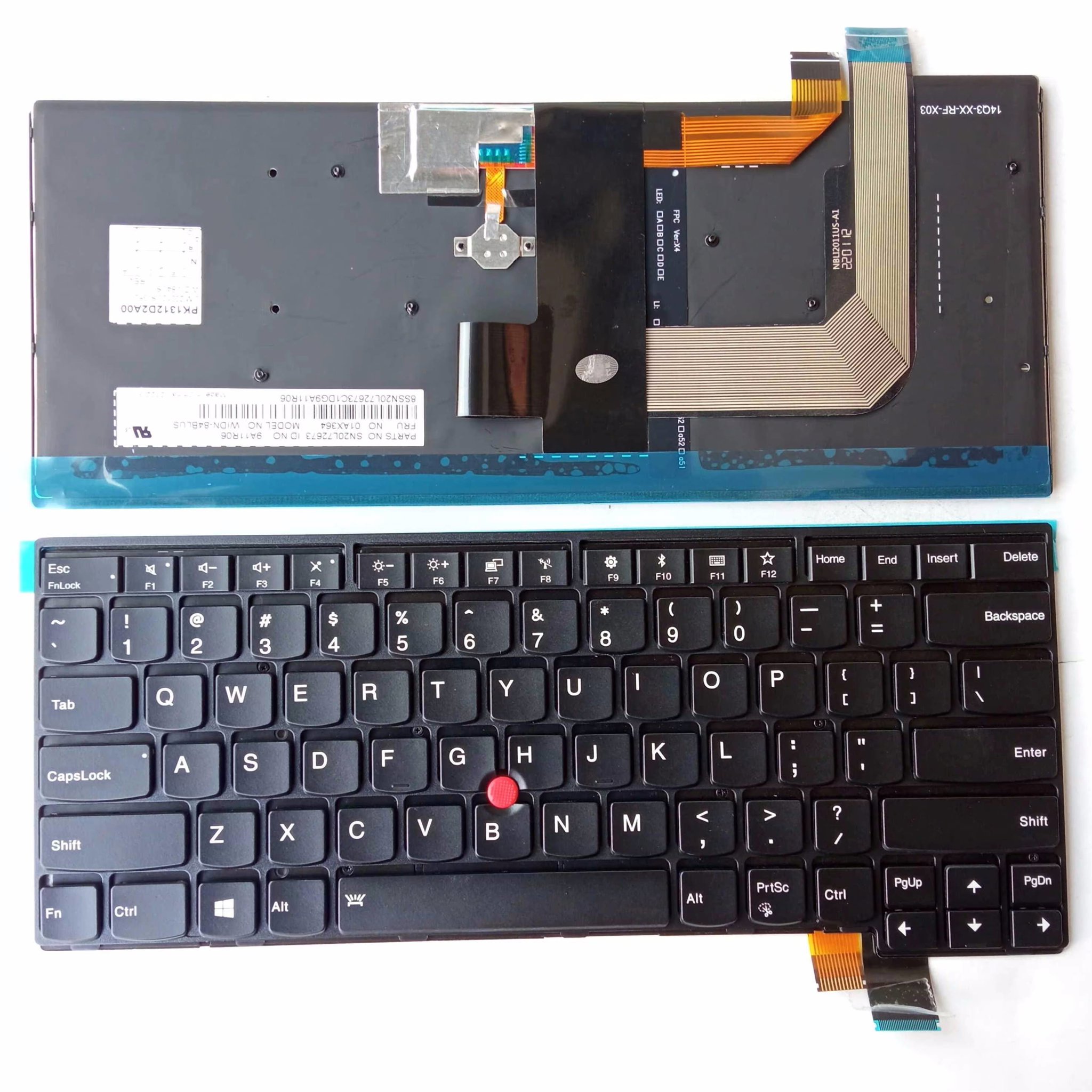Picture of OEM New US English For IBM Thinkpad T470P T460P Backlight Black With Point Stick Notebook Laptop Keyboard