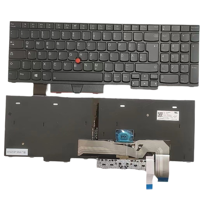 Picture of New Germany Layout For Lenovo Thinkpad L15 Backlit Laptop Keyboard Original PK131H62B11 SG-A1510-2DA FRU N.5N20W68330 SN5396BL A3
