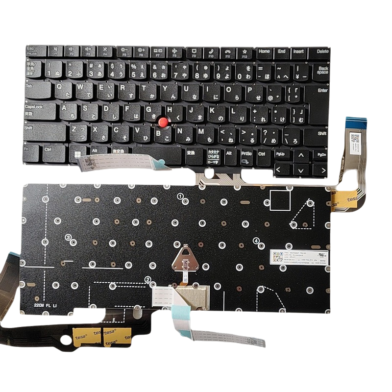 Picture of New Japanese Layout For Genuine Lenovo Thinkpad T14S Gen4 NoBacklight Laptop Keyboard SG-B1440-2VA PK132AS 
