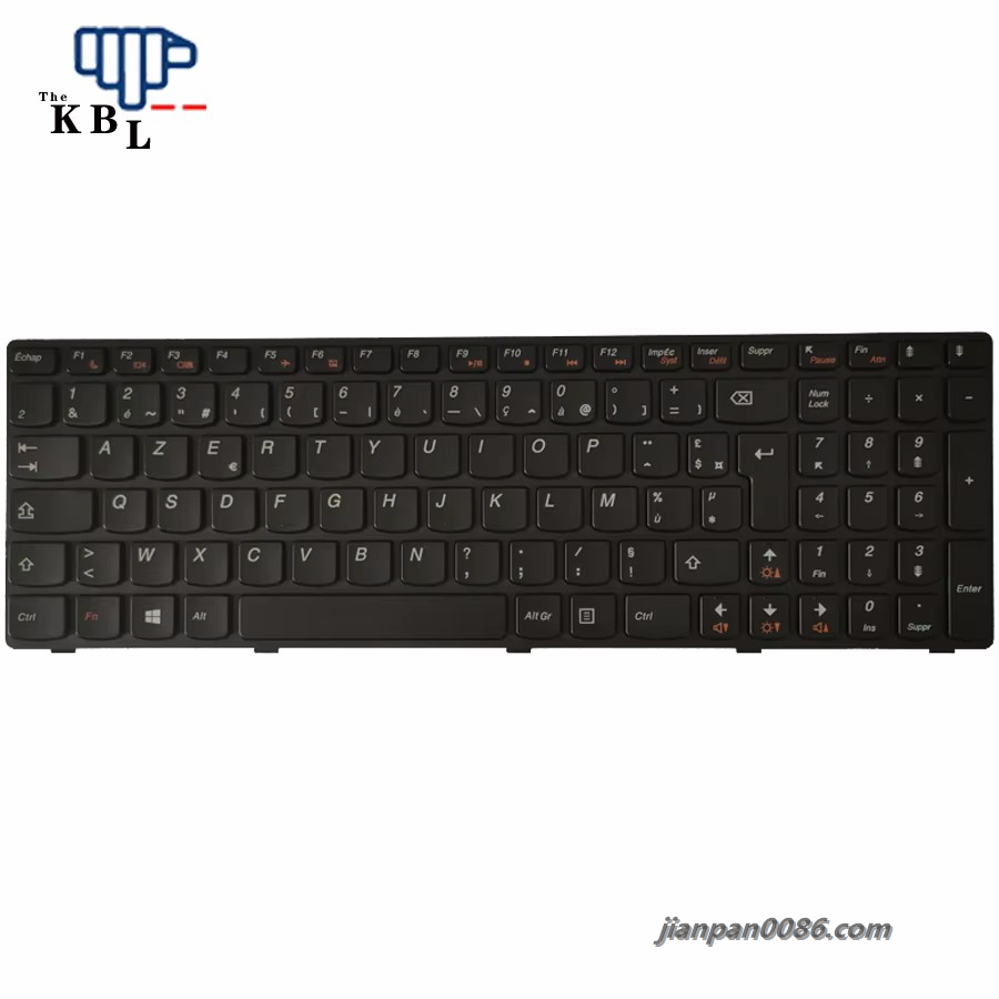 Picture of Original New French Language For Lenovo Ideapad G580 Z580A G585 Z585 G590 N580 N581 N585 0 P585 Black Laptop Keyboard 1P6405