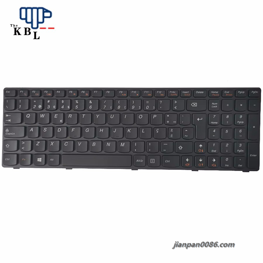 Picture of Original 6448 New Portugal Language For Lenovo Ideapad G580 Z580A G585 Z585 G590 N580 N581 N585 0 P585 Black Laptop Keyboard 23P6448
