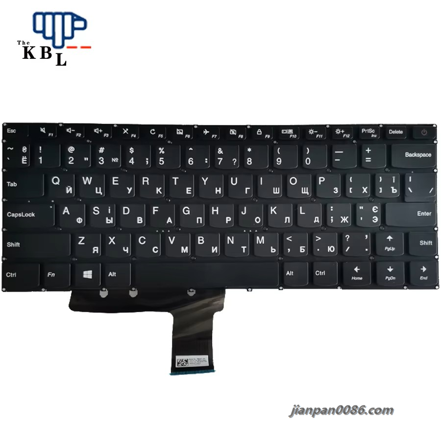Picture of Original 5954 New Russian Language For Lenovo 310-14 14isk V310-14 V110S Grey Laptop Keyboard PM4NR-UKR PK1311T3A31 2P5954