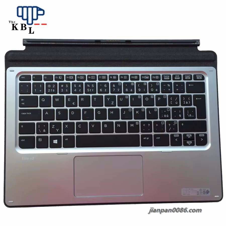 Picture of Original New Czech Republic Language For HP ELITE X2 1012 G1 Silver Tablet Keyboard HSTNN-D72K S/N:9CT7276358 3P10118