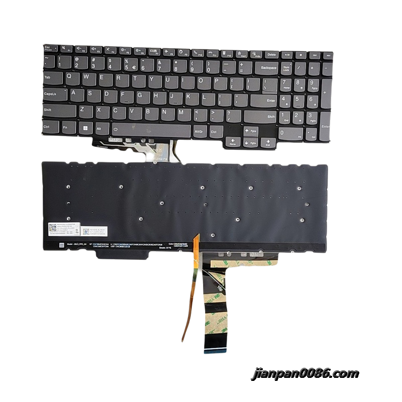 Picture of Original New US Language For Lenovo Pro 16 Gray Backlit Laptop Keyboard LCM20L33U4J6862 PK131SC2D02 SN21B61004