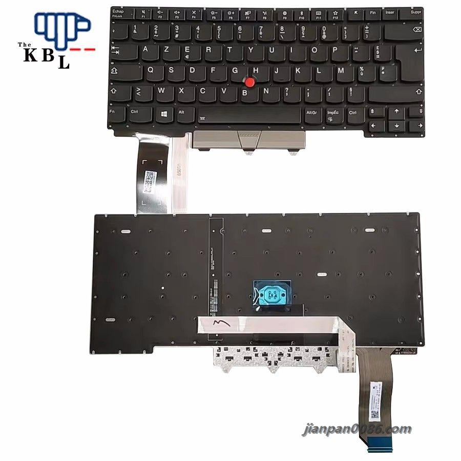 Picture of Original New France Language For Lenovo Thinkpad E14 R14 S3 Gen2 Black Backlight Laptop Keyboard V185920DK1  FR 60PTDH5817