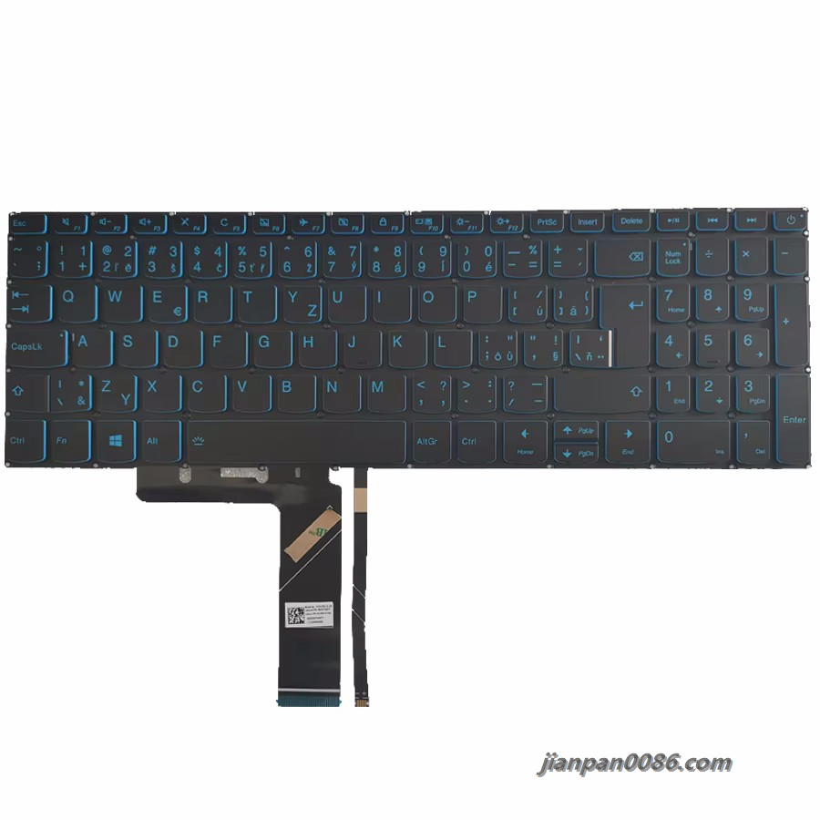 Picture of Original New CZ SK Language For Lenovo Ideapad 320-15 320-17 L340-15 L340-17 Backlit Keyboard PC5CPB-CZSK SN20T04677 4P5897