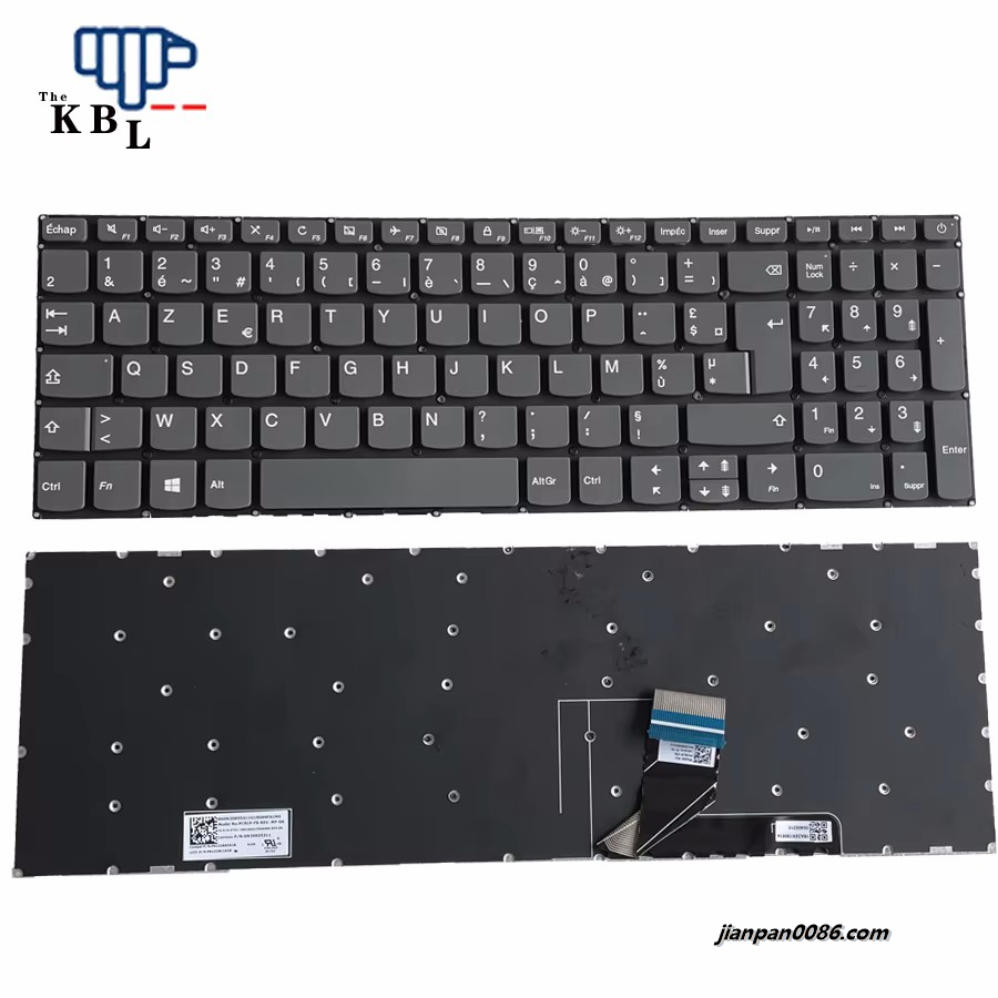 Picture of Original New France Language For Lenovo ideapad 320-15 Grey Laptop Keyboard SN20R55311 PK1318C1A19 21P9624E565