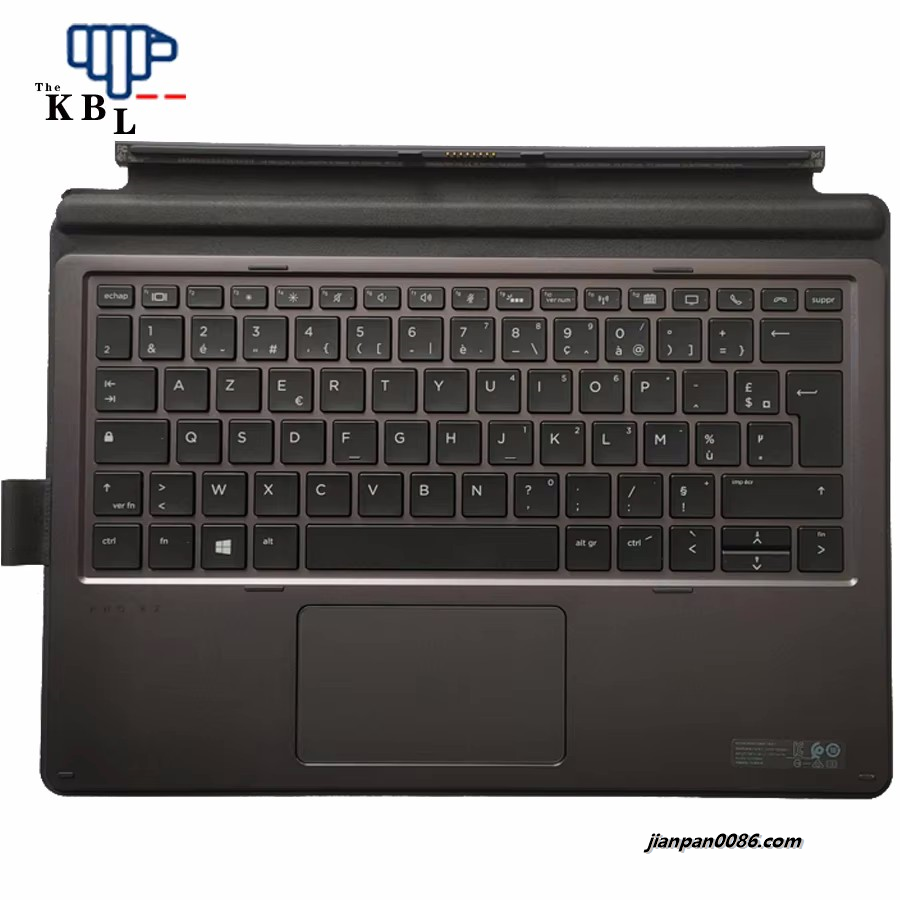 Picture of Oraginal New For HP Pro X2 612 G2 Collaboration France Language Tablet Keyboard HSN-D06K 918321-051