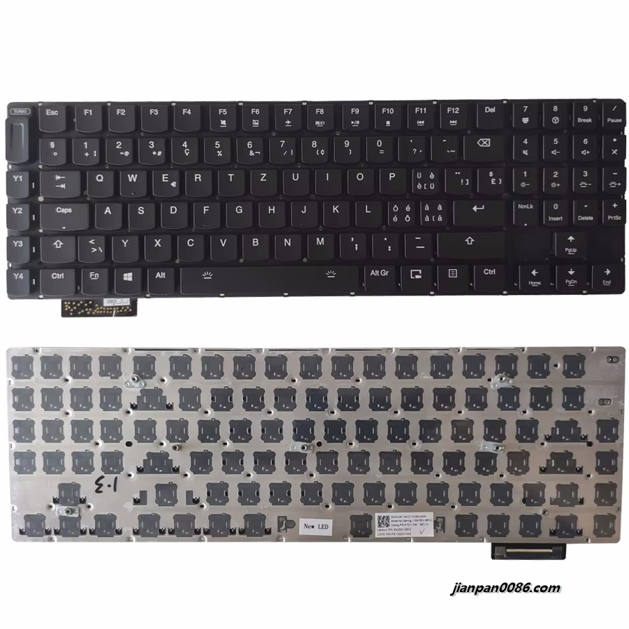 Picture of Original New Swiss Language For Lenovo Y900 Y910 Y920 Black Backlight Laptop Keyboard  PK130ZN1A252PE62