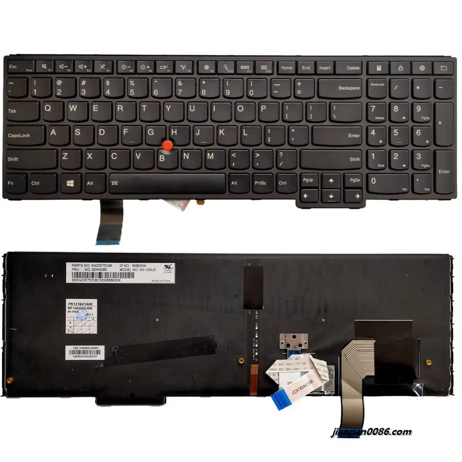 Picture of Original New US Language For IBM Thinkpad YOGA 15 Black Backlight With Point Stick Laptop Keyboard PK1316V1A00 55P5439