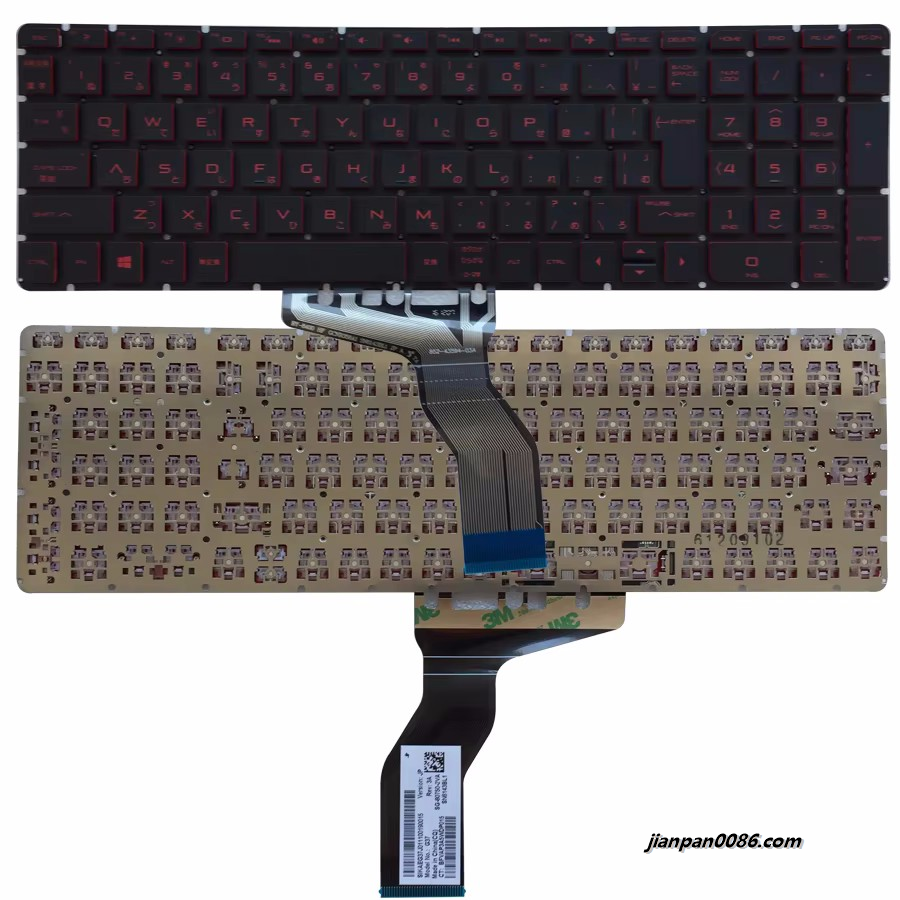 Picture of Original New Japanese Language For HP 15-AB Black Laptop Keyboard SG-80750-2VA 20P11015