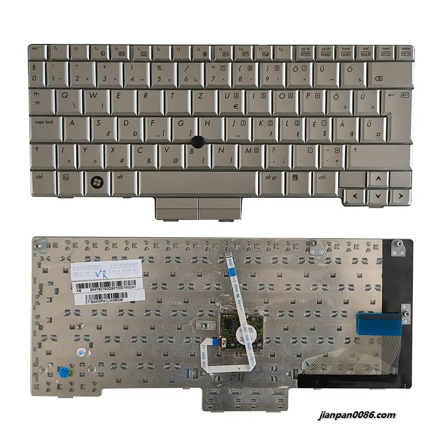 Picture of Original New Hungary Language For HP 2730P Silver With Point Stick Laptop Keyboard V070130BK2 4PE331