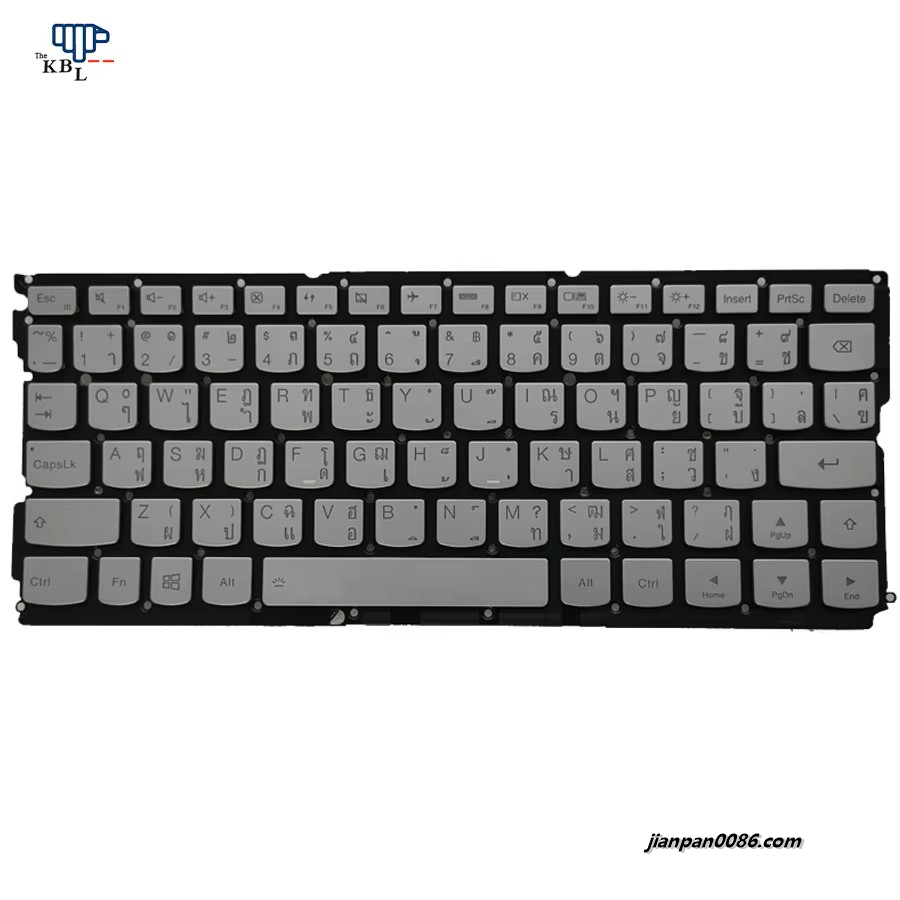 Picture of Original New Thailand TI Language For Lenovo Ideapad Yoga 900s Yoga 4 Pro Silver Backlit Laptop Keyboard V154120BS1 2P13979