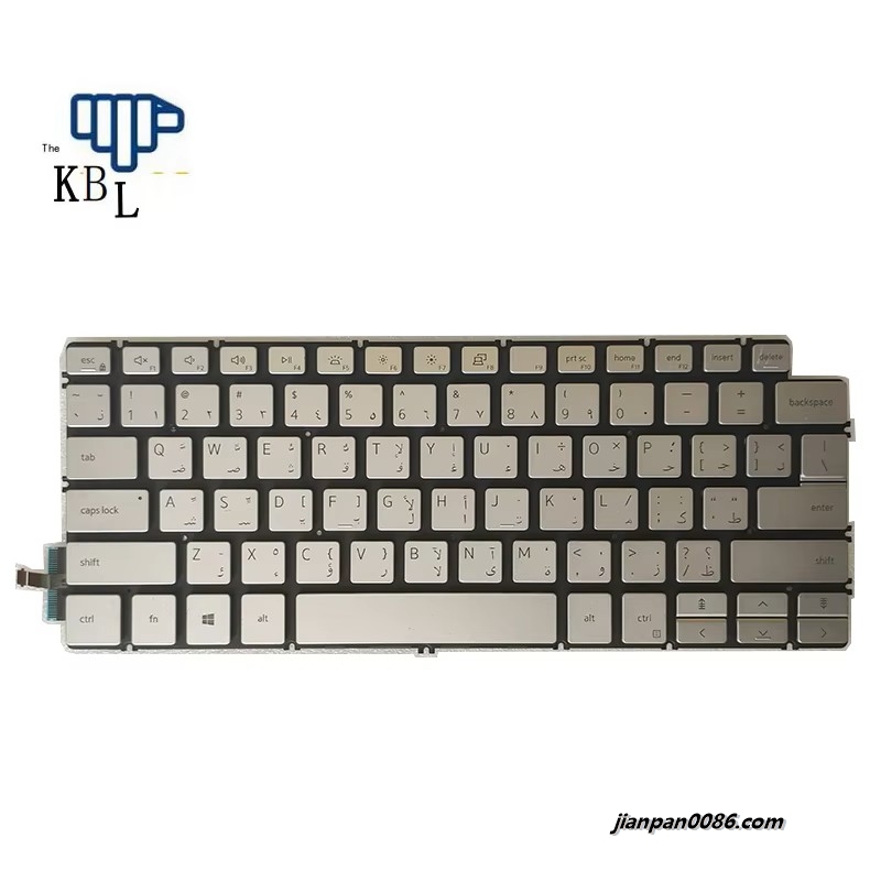 Picture of Original New AR Arabic Language For Dell 3420 5310 NEW7490 Backlight Laptop Keyboard PK132KD1B02