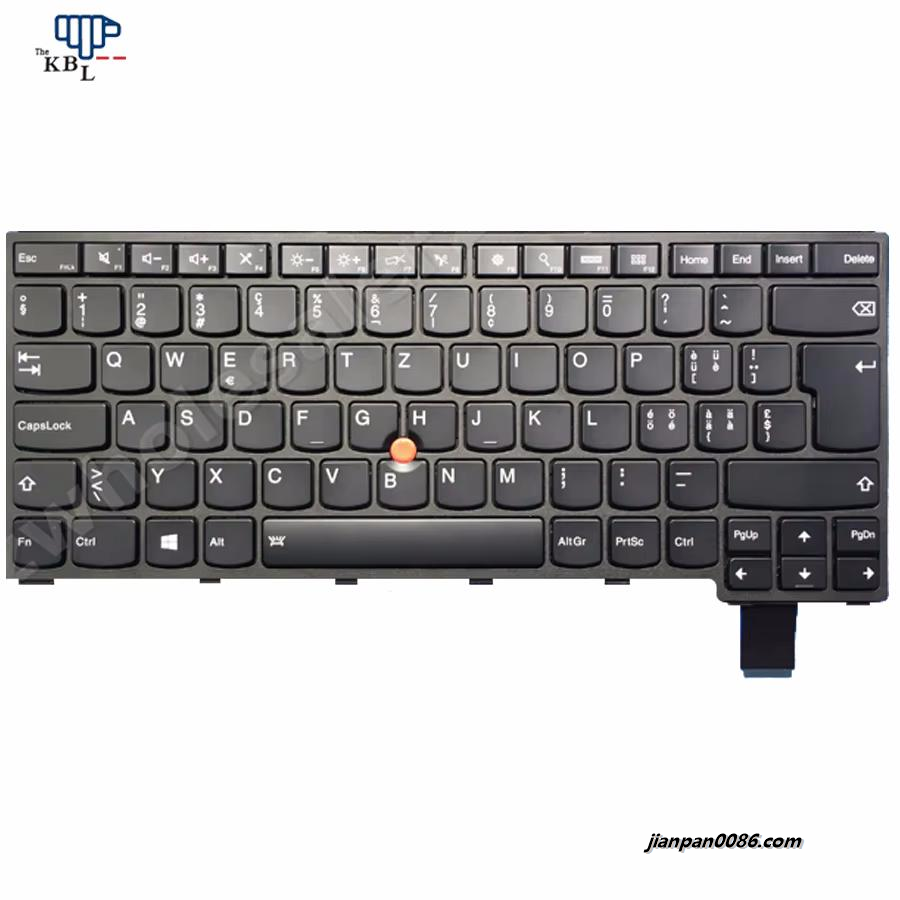 Picture of Original New Swiss Language For Lenovo Thinkpad S3 Yoga 14 SWS Backlit Laptop Keyboard MP-14A86CHJ4421 FRU NO.00UR227 TDH9350