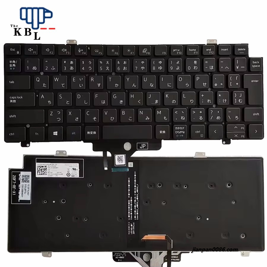 Picture of Oraginal New Japanese Language For Dell Latitude 7420 Black Backlight Laptop Keyboard DLM20F70JOJ698 58PTDH4282