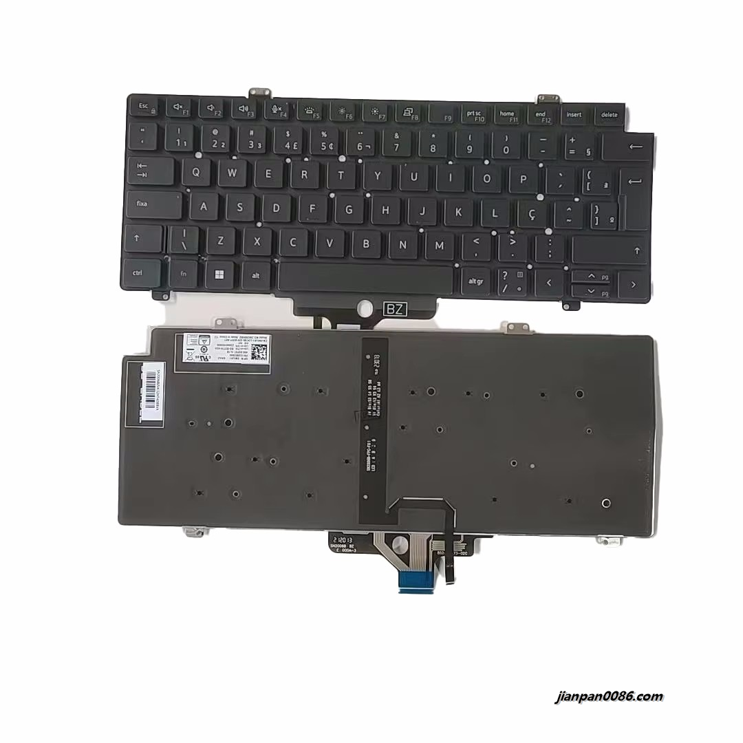 Picture of Oraginal New Brazil Language For Dell Latitude 7420 Black Backlight Laptop Keyboard ​SG-A2730-X2A PK133IW3B04 SN2006 BZ DP/N:0MWTN1 7PA538 19236